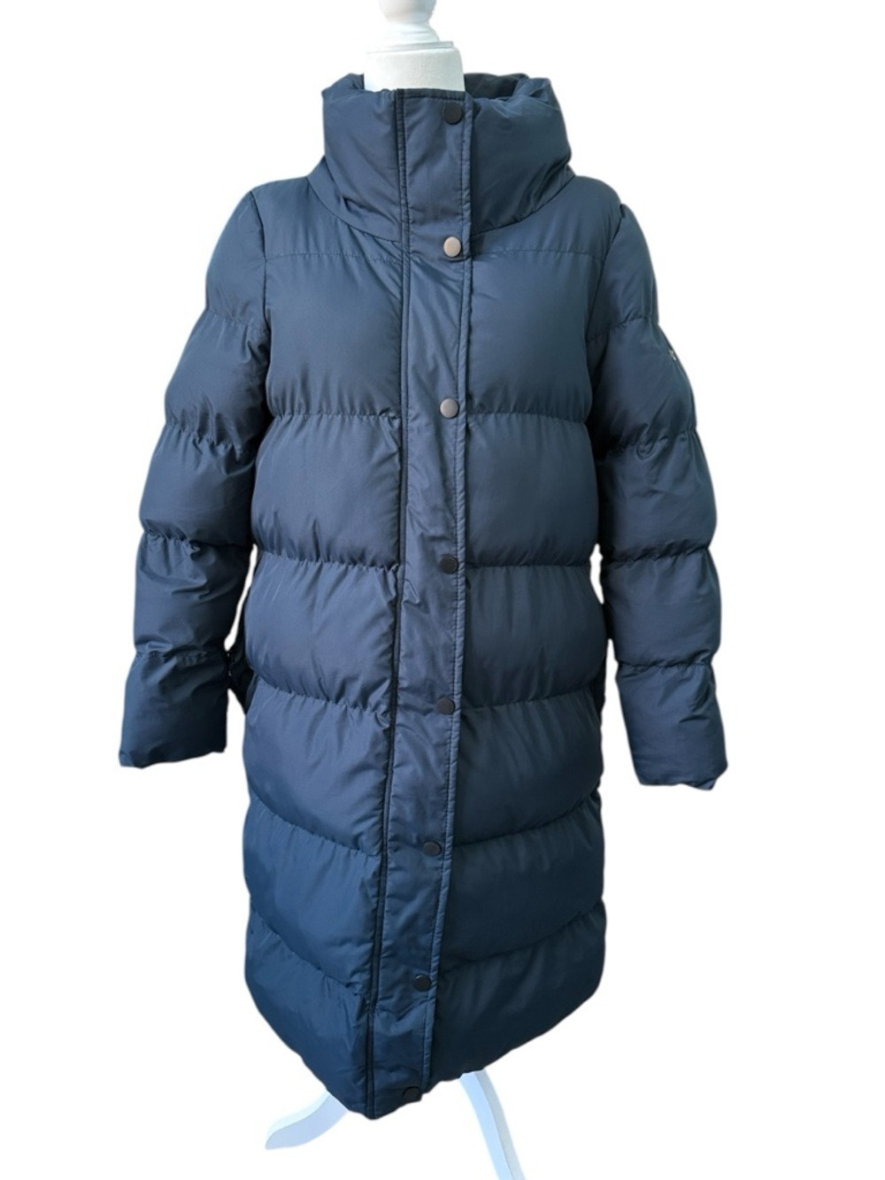 Andrew Marc MARC New York Navy Blue Long Puffer Coat Size Small